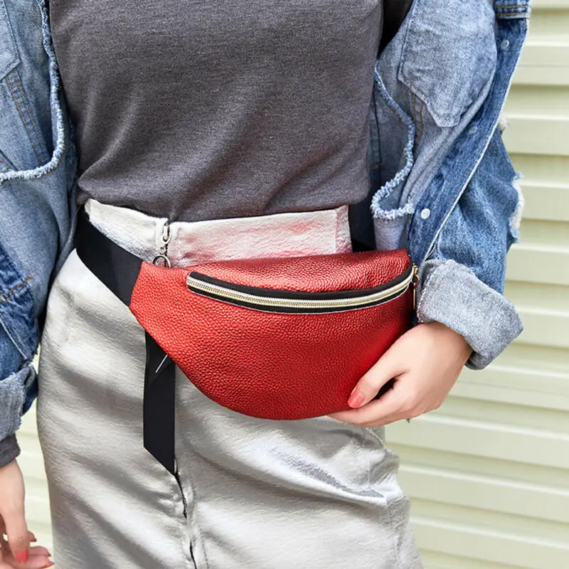

Women Waist Fanny Pack Holiday money Belt Wallet Mini Bum Travel Bag Pouch 2019