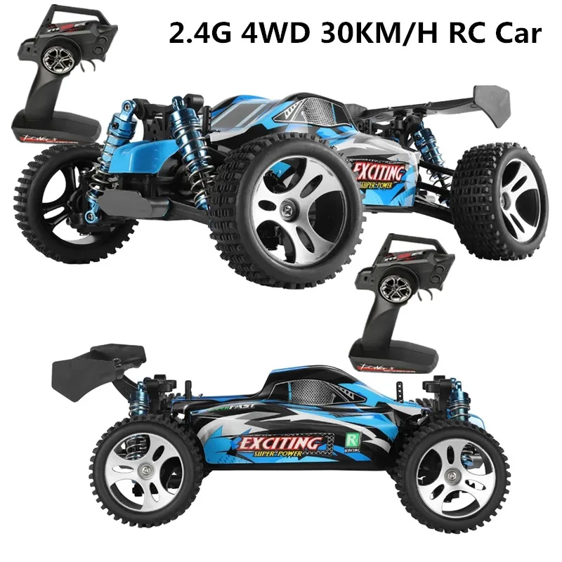 

Electric 30KM/H High Speed 2.4G 4WD RC Racing Drift car Big Size Off Load Climbing Vehical Anti-Crash Shock Absorber RC Toy Gift