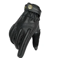 free shipping leather motorcycle gloves safe comfortable touch screen motorbike gloves mens outdoor road riding moto gloves
