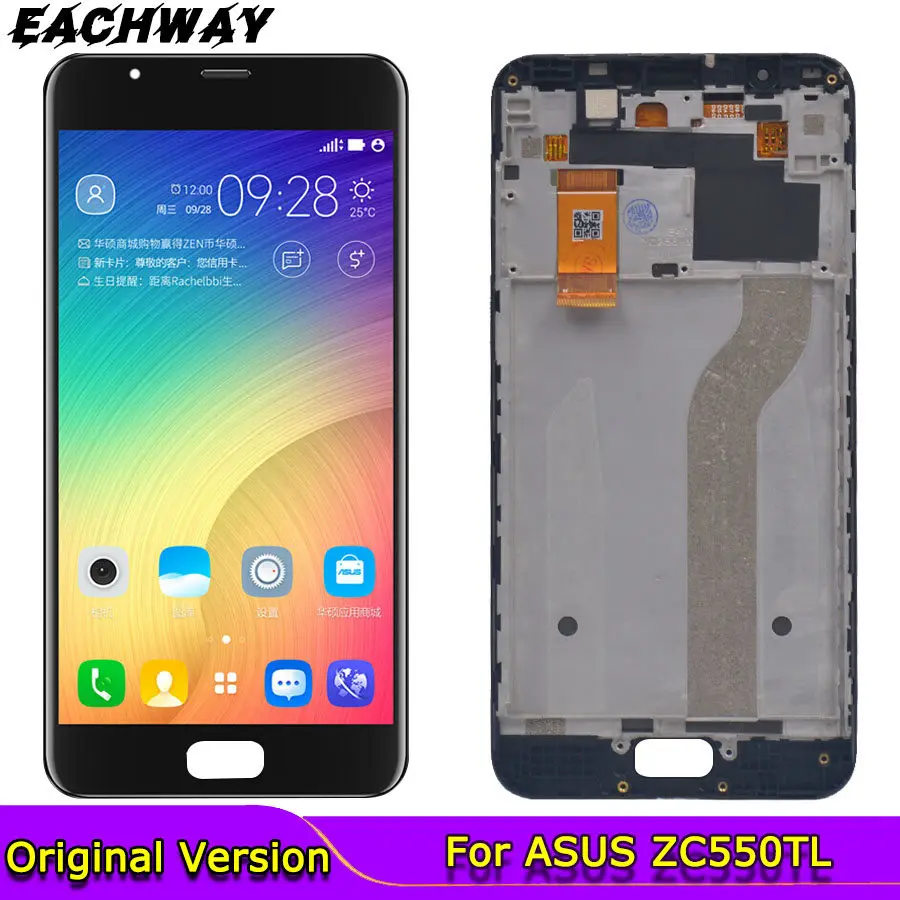 Новый ЖК дисплей для ASUS Zenfone 4 Max Plus ZC550TL X015D с сенсорным экраном и дигитайзером в