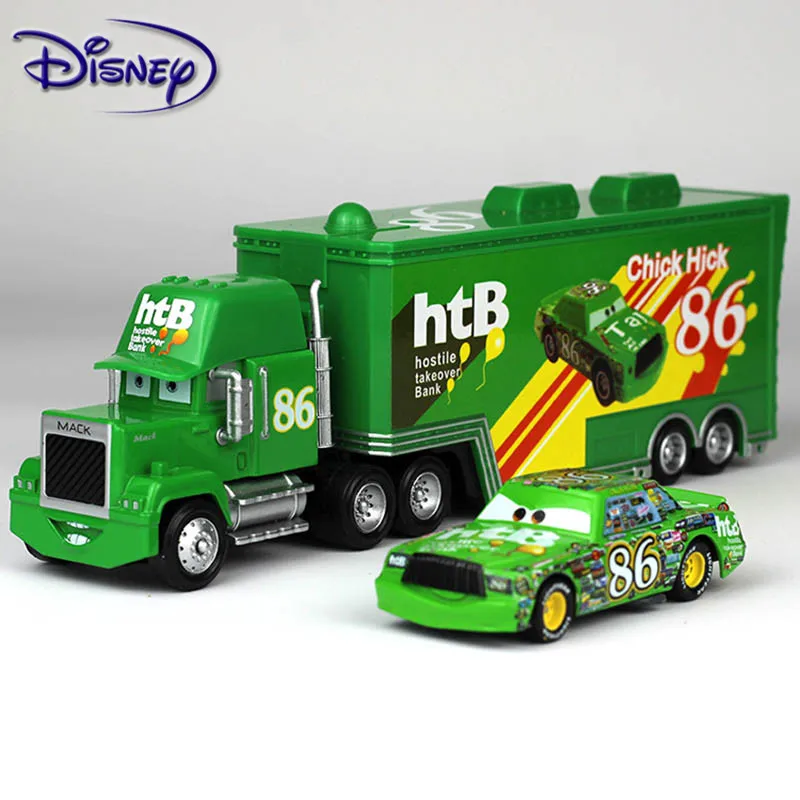 Машинка из металлического сплава Disney Car King 86 внедорожный тиран мобилизационная