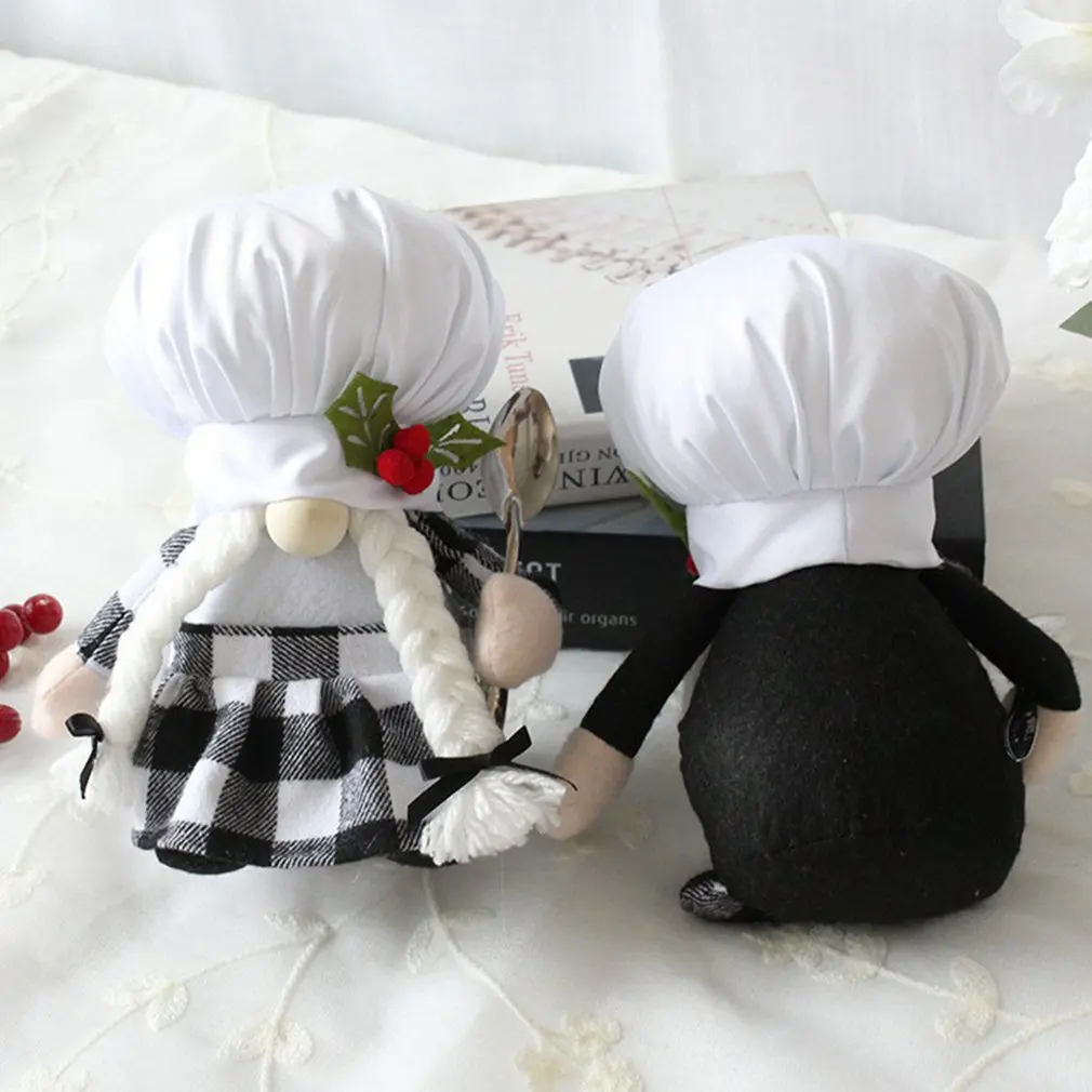 

Ornaments Dwarf Dolls Faceless Dolls Dwarf Faceless Dolls Creative Dwarf Chef Doll Plush Doll Chef Faceless Doll