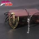 Аниме JOJOS странные приключения Золотая подвеска со стрелой Kujo Jotaro лук и стрела металлические подвесные ожерелья для женщин и мужчин ювелирные изделия