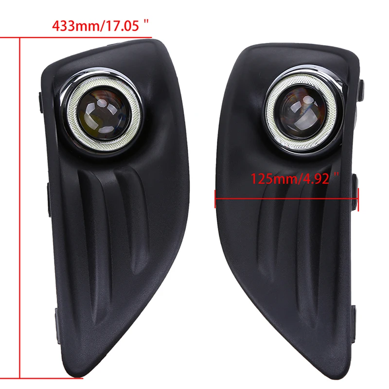 POSSBAY светодиодный Ангельские глазки туман светильник s дневные ходовые огни