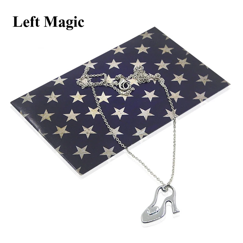 Collar m&aacute;gico para trucos de magia, zapatilla de cristal, accesorios m&aacute;gicos para escenario, ilusi&oacute;n de mago, juguetes de rompecabezas-1