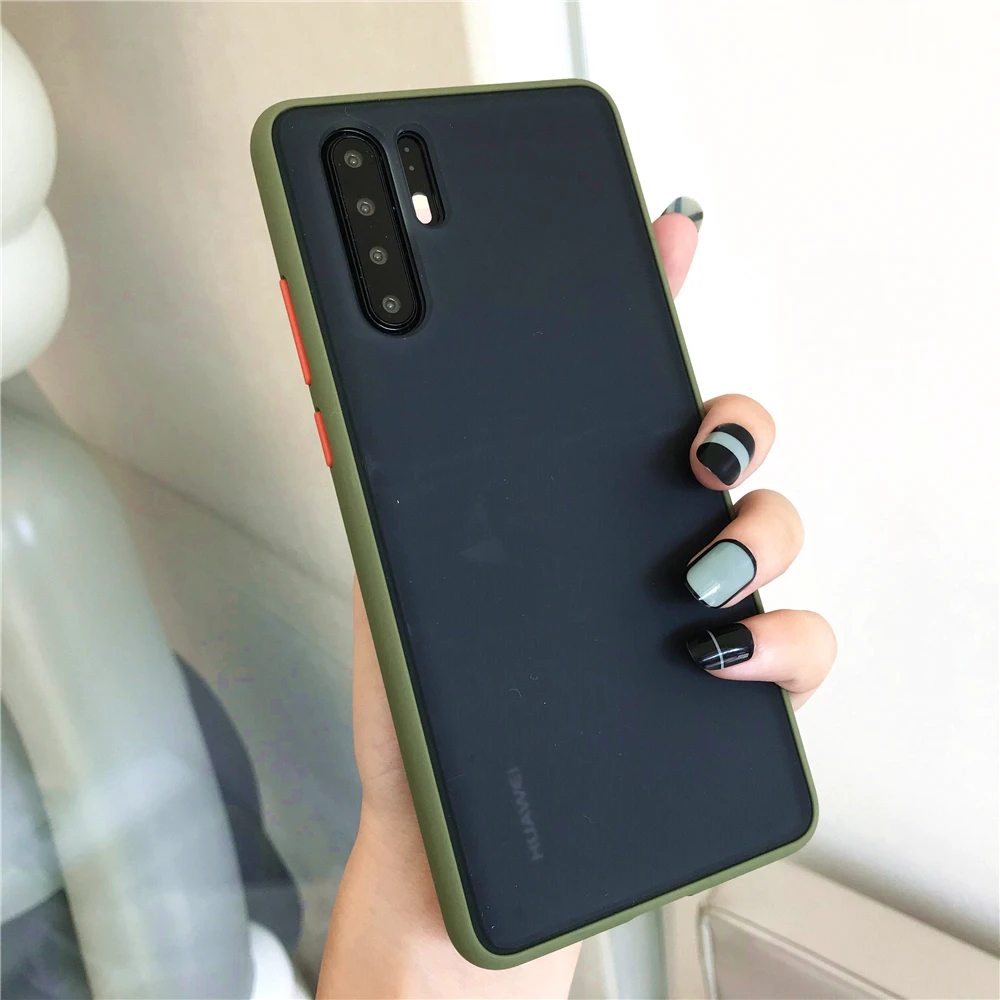 Модный Цветной силиконовый чехол бампер для huawei Honor 20 Pro 9X матовый Гибридный Y5 Y6 Y7