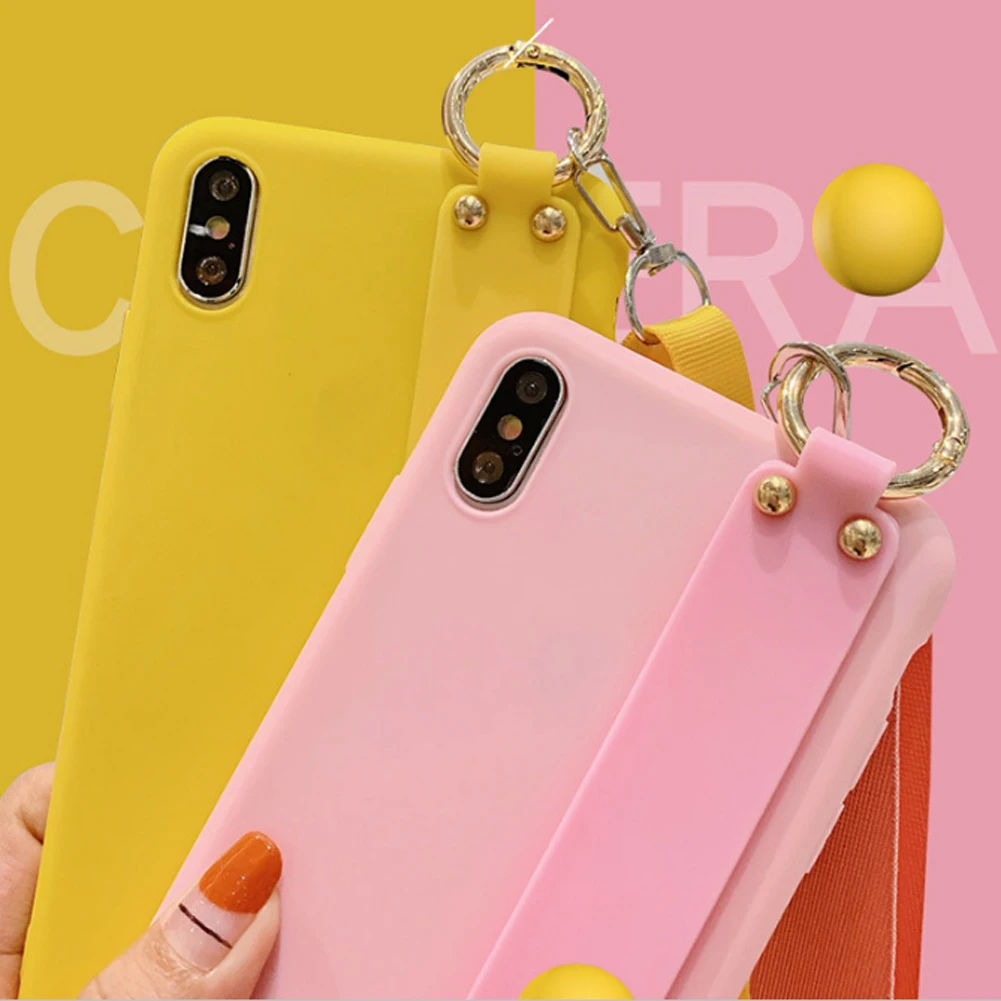 Wrist Strap Holder Case for Samsung Galaxy Note 10 Plus 5G Crossbody Lanyard Cover iPhone 11 Pro Max X XS XR Shockproof Capa |