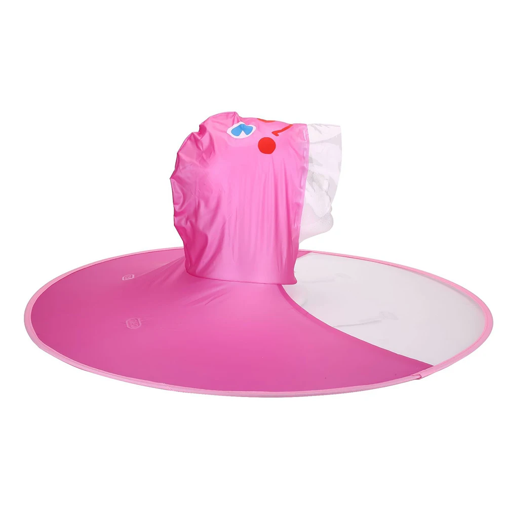 Детский дождевик с летающей тарелкой водонепроницаемый непромокаемый плащ