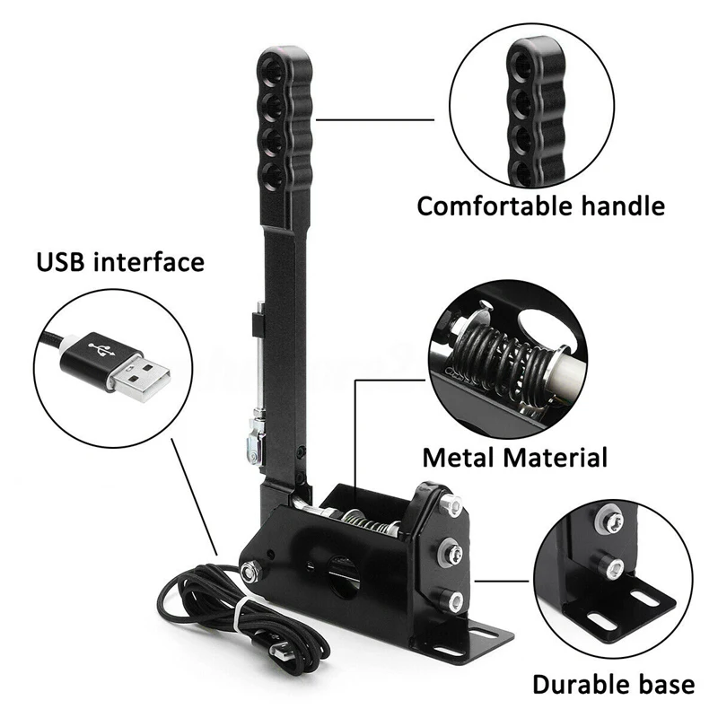 Зажим для ручного тормоза Logitech G25/G27/G29/T300/T500 FANATECOSW 14 бит USB|Ручной тормоз| |
