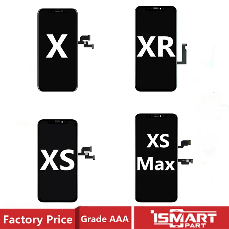 Жесткий AMOLED ЖК дисплей GX для iPhone X 3D сенсорный экран дигитайзер в сборе OEM XR XS Max