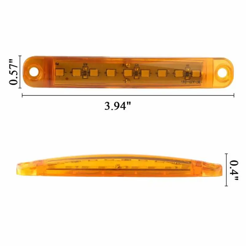 

Assembly Marker 100x15mm Lights DC12-24V Indicator 30pcs 9 LED Tail Truck
