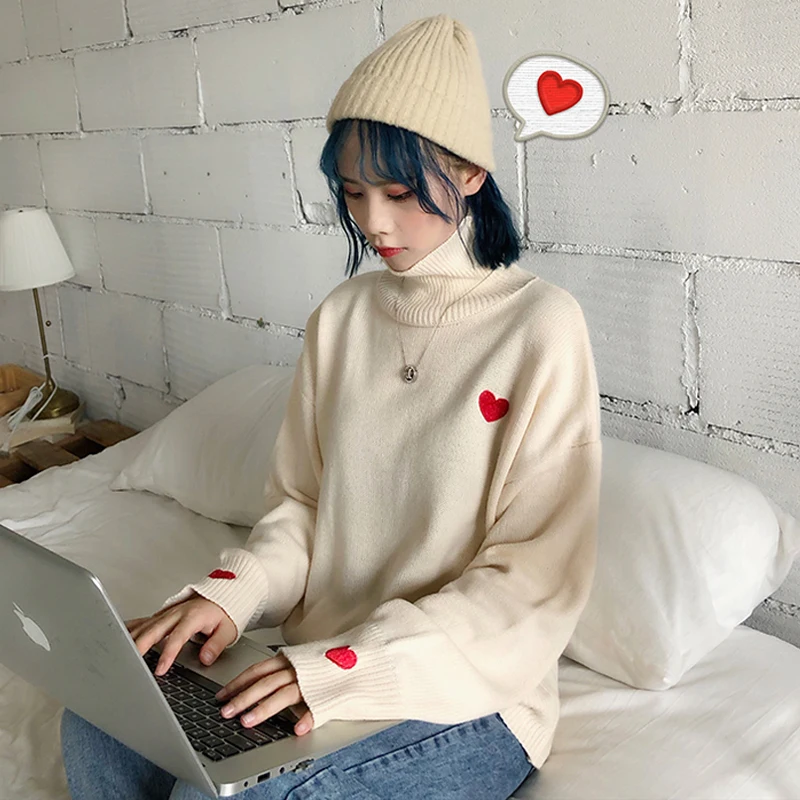 Harajuku Рождественский свитер Для женщин Симпатичные тапочки с узором в виде Форма