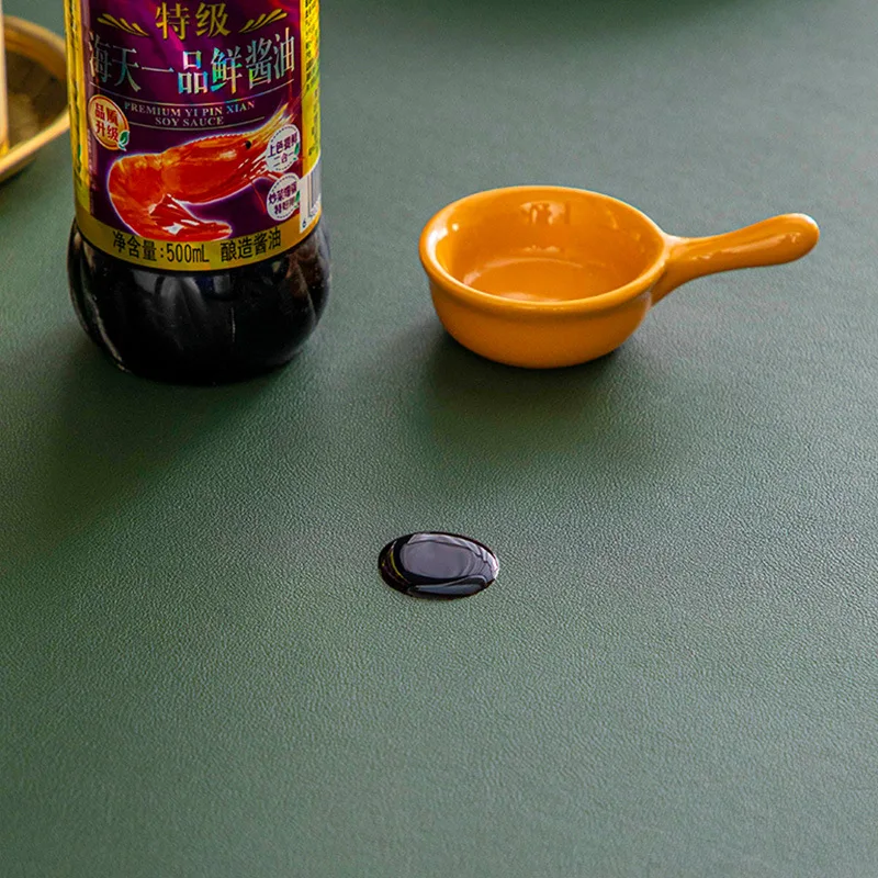 Из искусственной кожи скатерть Индивидуальный размер ПВХ защита для рабочего