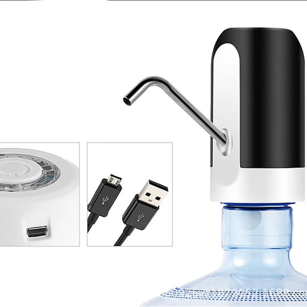 

Portable Electric Water Dispenser Gallon Drinking Bottle Switch Smart Wireless Water Pump Water Treatment Appliances USB Charge