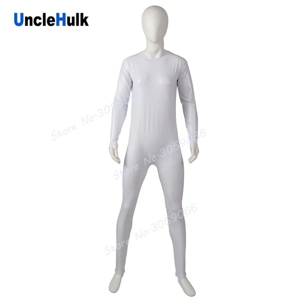 Супер Sentai белый Прорезиненная Ткань боди | UncleHulk|Праздничные костюмы|