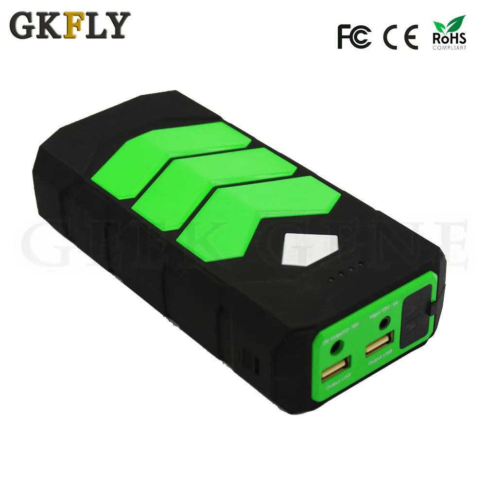 GKFLY высокое Мощность 20000 мАч автомобильное пусковое устройство банк 12V 400A