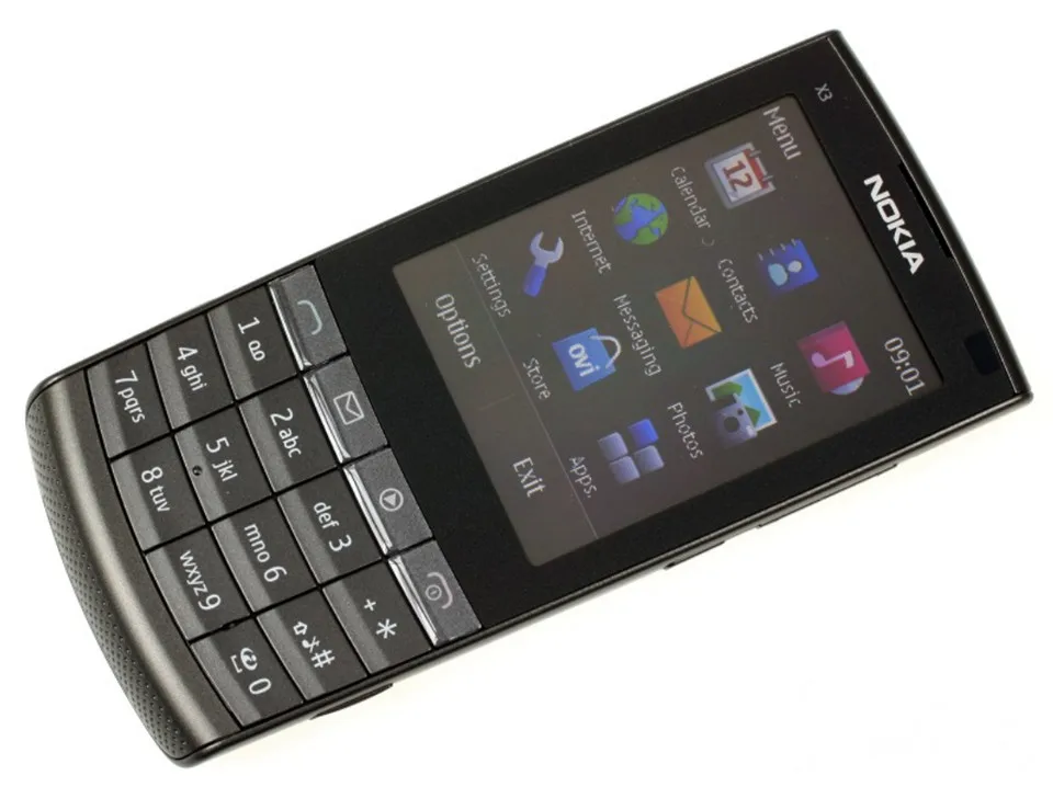 Nokia X3-02 оригинальные мобильные телефоны GSM 3g Wifi Bluetooth 5MP камера Поддержка Русская клавиатура отремонтированный разблокированный мобильный телефон