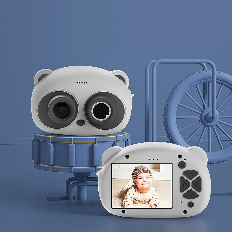 Детская камера в виде панды прикрепляющийся к HD Экран для фото и видеокамеры