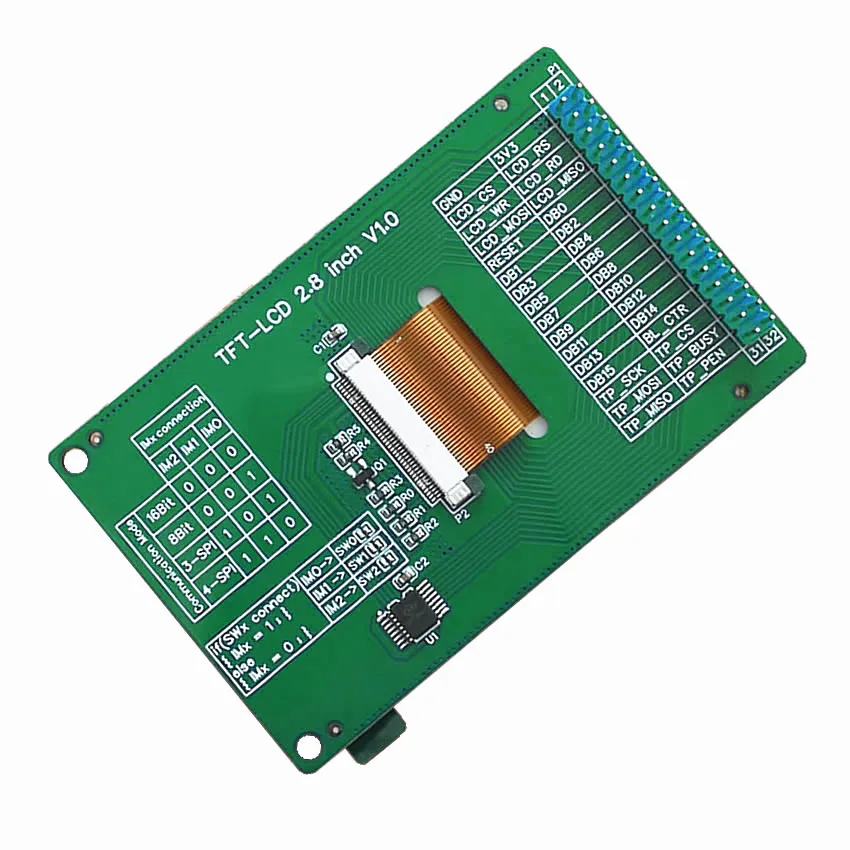 

MCU 2.8 inch TFT LCD color module with touch screen (STM32 board accessories) display