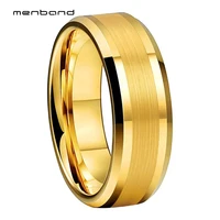 tungsten ring gold wedding rings for men and women usa brazil top sellers ring 6mm 8mm comfort fit