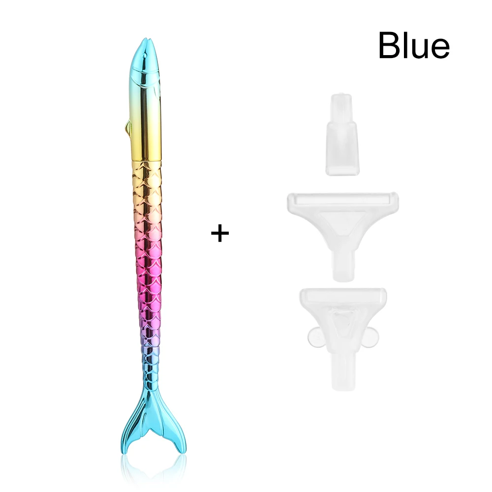 style1-blue 1 шт., инструмент для рукоделия, шитья, вышивки, 5D, круглая Алмазная ручка, вышивка крестом, аксессуары для шитья, для дома - Цвет: style1-blue