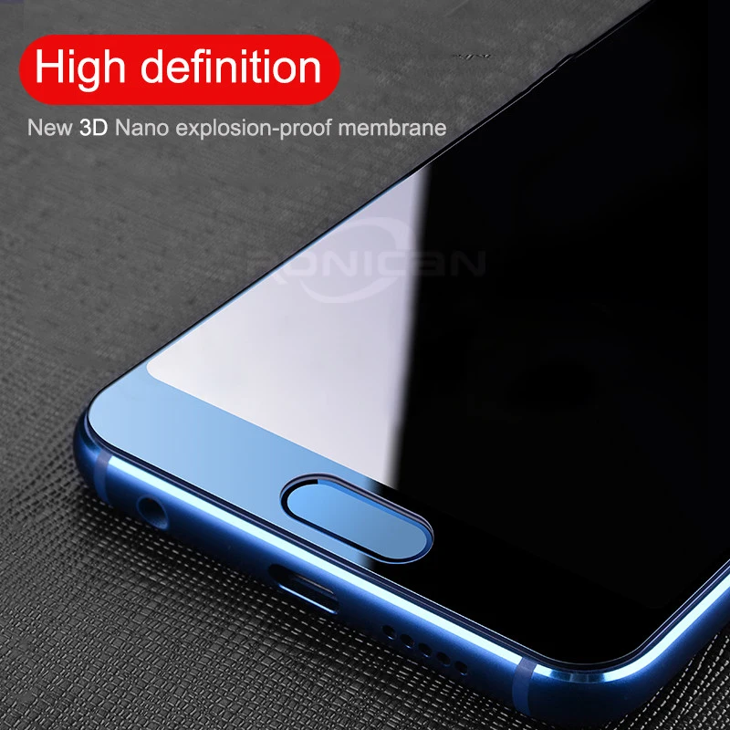 Закаленное стекло с полным покрытием против царапин для Huawei Honor 8 9 V10 V9 Play