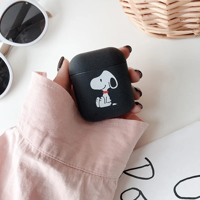 Bluetooth-гарнитура для apple airpods, чехол, арахис, Charlie dog, беспроводные наушники, милый щенок, мягкий силиконовый чехол для airpods