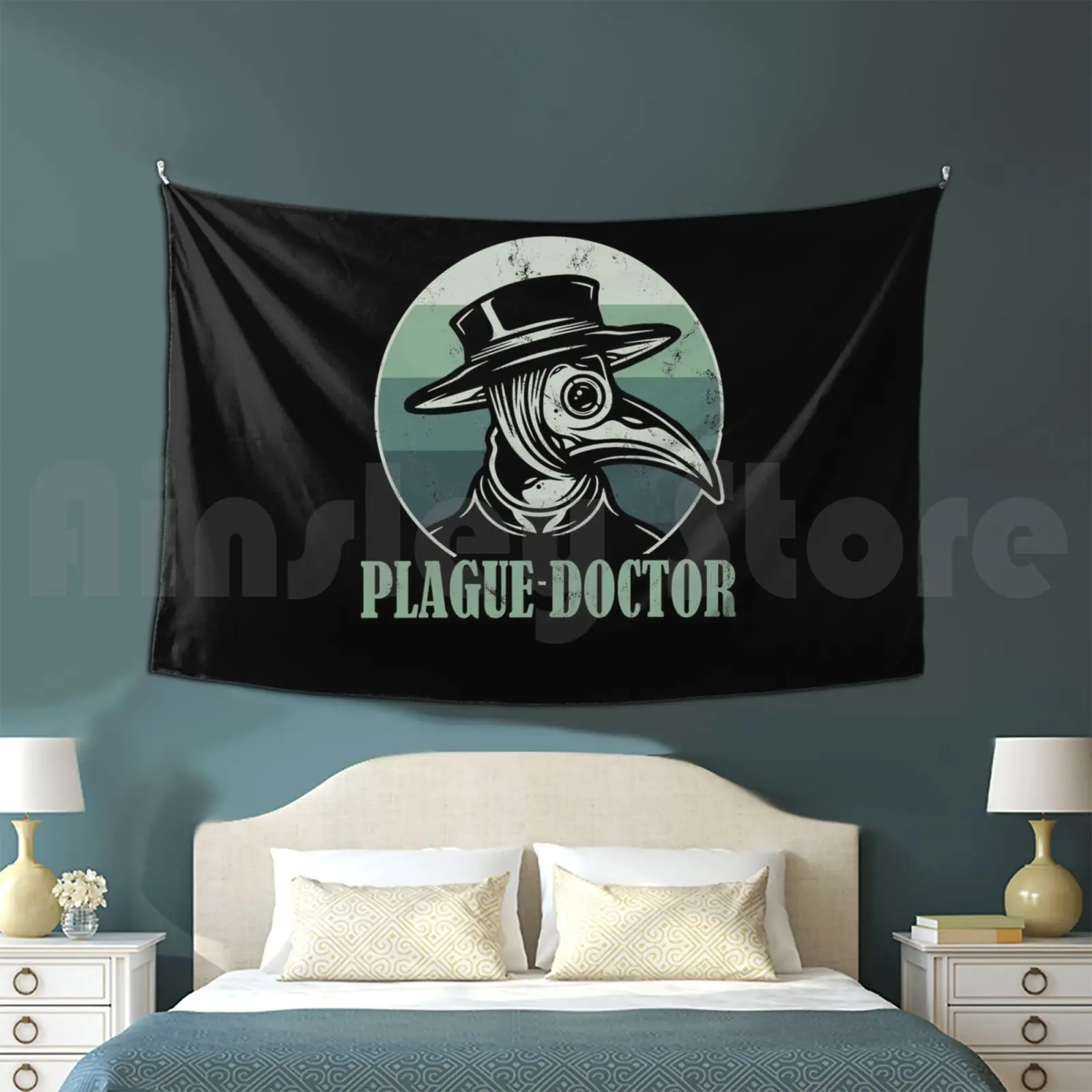 

Plague Pest Black Death Vintage Tapestry Living Room Bedroom Plague Plague Vintage Medicine Medieval Ancient Old