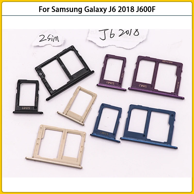 Для Samsung Galaxy J6 2018 SM-J600F J600F J600G J600DS Новый адаптер для SIM-карты и лоток Micro SD слот с