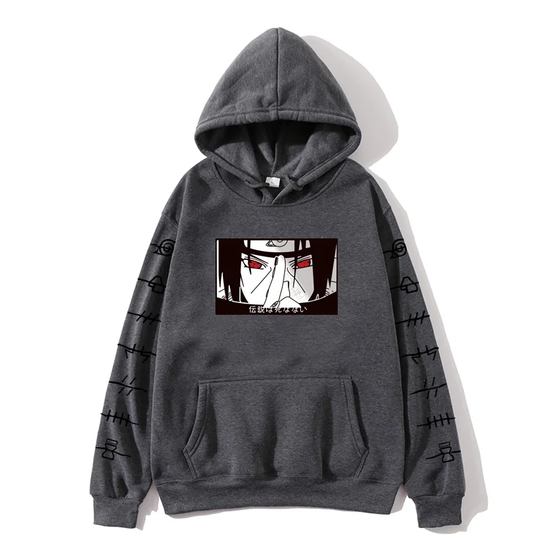

2021 men's wool casual Hoodie men's fashion Hoodie Japanese anime Hoodie warm pullover Unisex