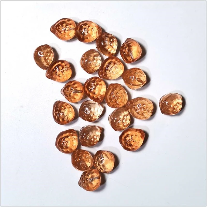 10 шт. бусины в виде клубники х13 мм