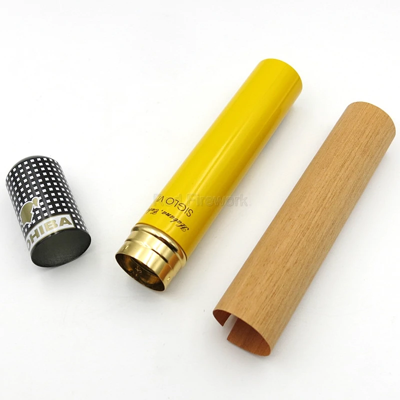 Алюминиевая портативная трубка для сигар COHIBA 1 пальцевый карман чехол