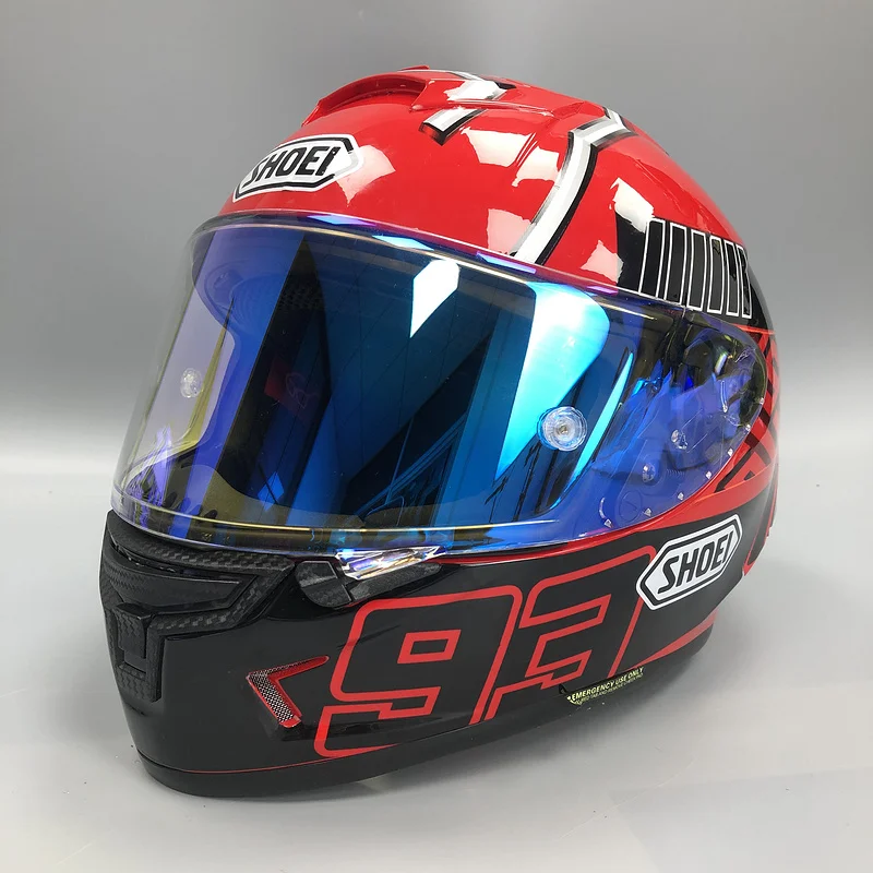 

Шлем Shoei X-Spirit III X14 Marquez 4 Kask, мотоциклетный шлем на все лицо, красная муравья, для езды на мотоцикле, гоночный шлем для мотоциклиста