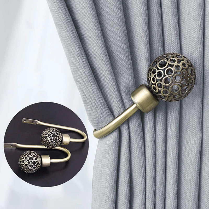 

Hanging Curtain Hook Wall Minimalist Hook Wall Hook Modern Ball Strap Hook Hook Curtain U-shaped Hook No Need to Hang Ball