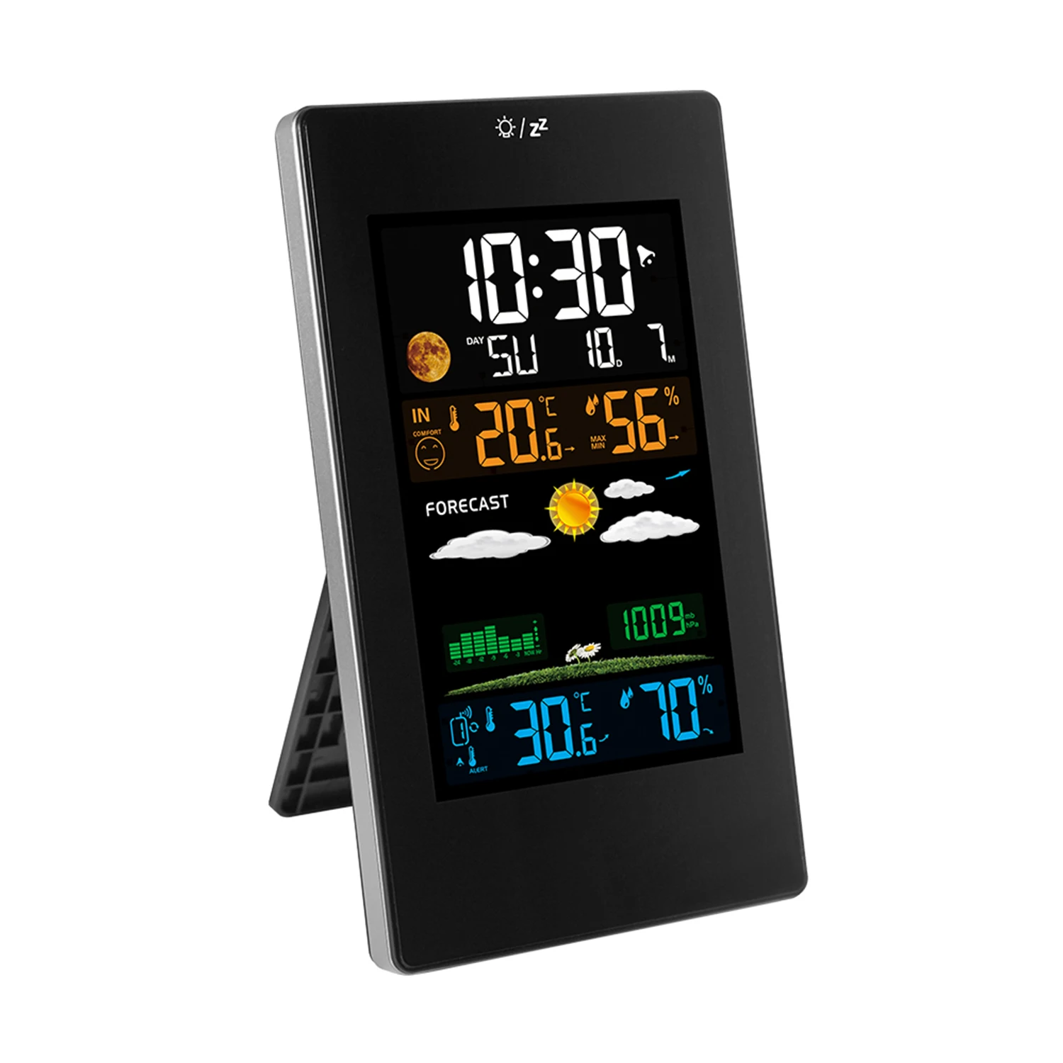 Wireless Weather Station Indoor Outdoor Forecaster with Sensor Digital Thermometer Hygrometer Monitor Alarm Clock | Инструменты