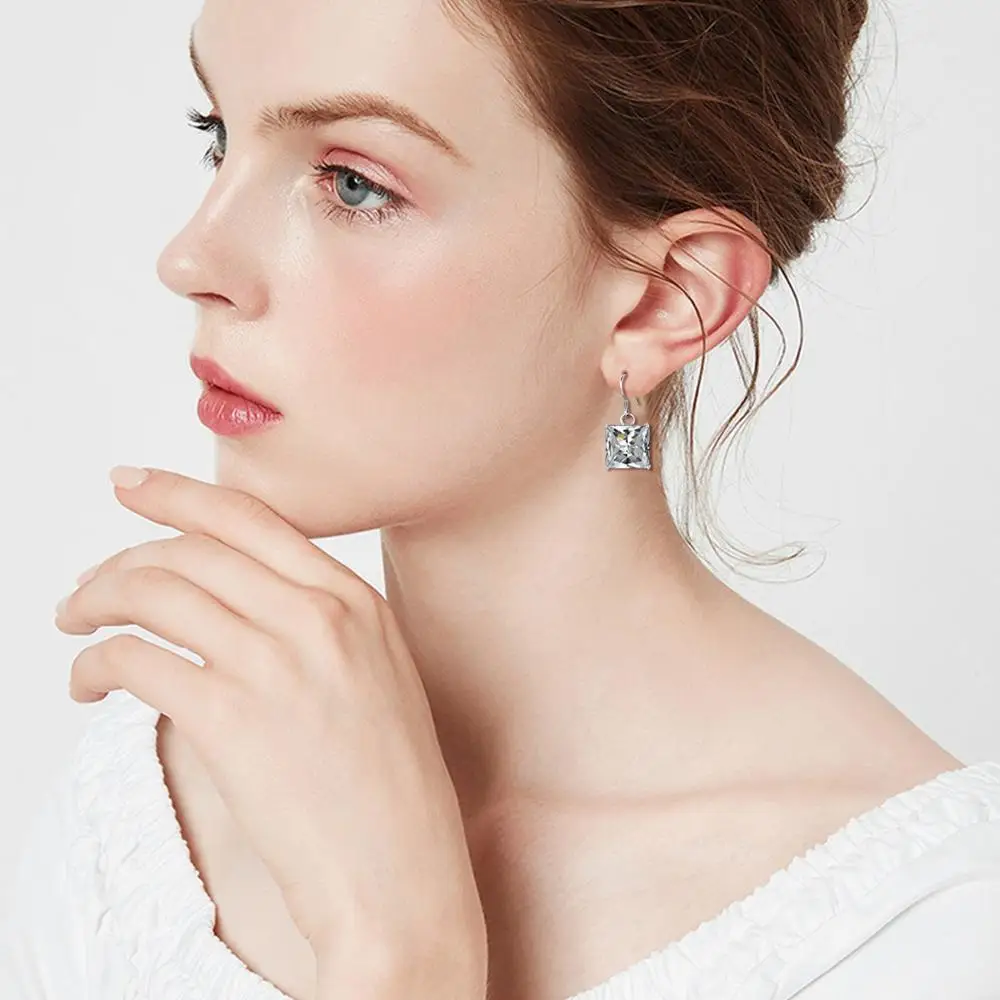 

Bridal Jewelry Sets For Women Fashion Charm Clear Zircon Ring Earring Pendant Set Classic Elegance Boho Jewelry Wholesale New