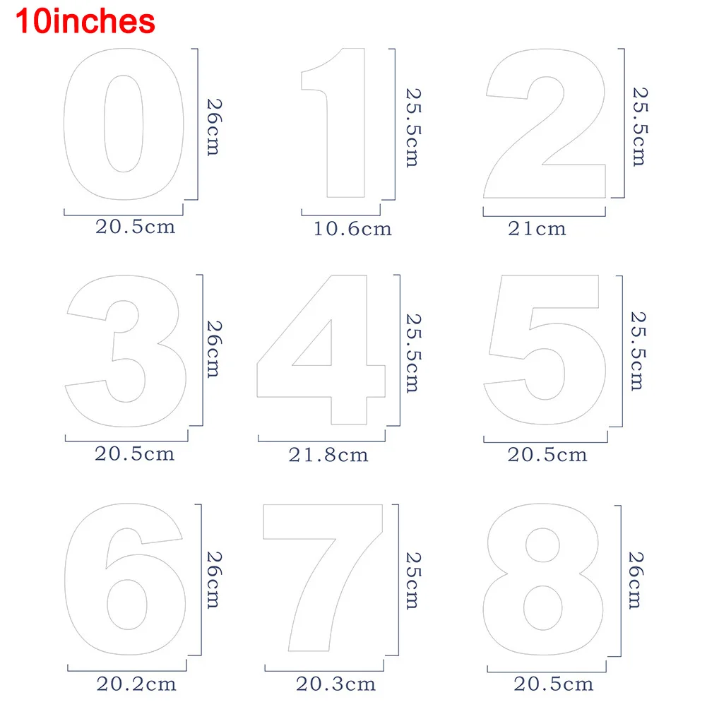 Цифры Набор форм для торта декорирования выпечки формы кухонный инструмент