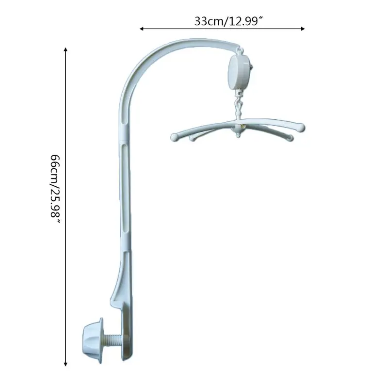 

Baby Crib Mobile Bed Bell Hanging Cross Lullaby Bell Holder Newborn Wind-up Music Toy