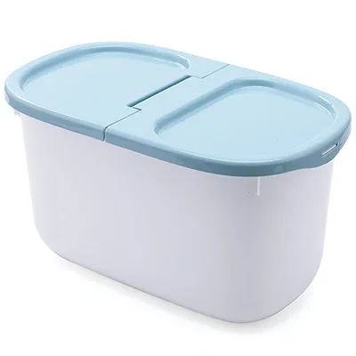 

Plastic 4/8Kg Rice Grain Storage Box Sealed Moisture-proof Large Pet Food Storage Container Mildew Anti-Oxidation
