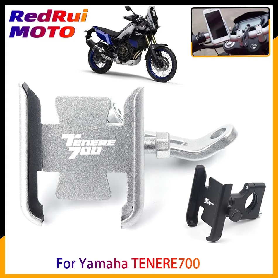 Accesorios CNC para manillar de motocicleta, soporte para teléfono móvil, espejo, GPS, TENERE700 para Yamaha, 700