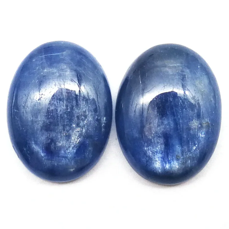 2 шт./лот высокое качество натуральный Кианит 18*25*5 мм Овальный ювелирный камень