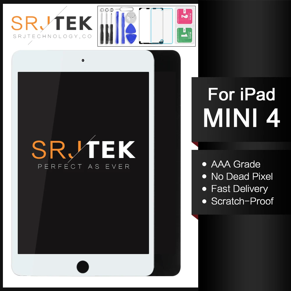 Матрица для iPad Mini 4 ЖК-дисплей Mini4 A1538 A1550 сенсорный экран дигитайзер сенсор ЖК-экран в сборе без кнопки Home Mini 4