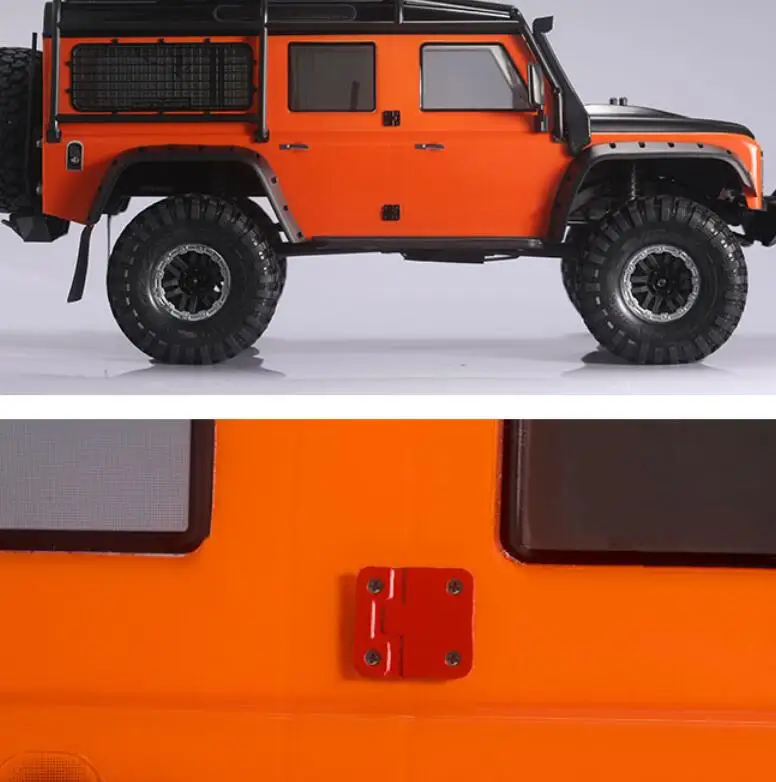 Обновленный комплект дверных петель 2 подходит для ПК Hraxxas T4 TRX-4 DEFENDER LAND ROVER ROCK cralver