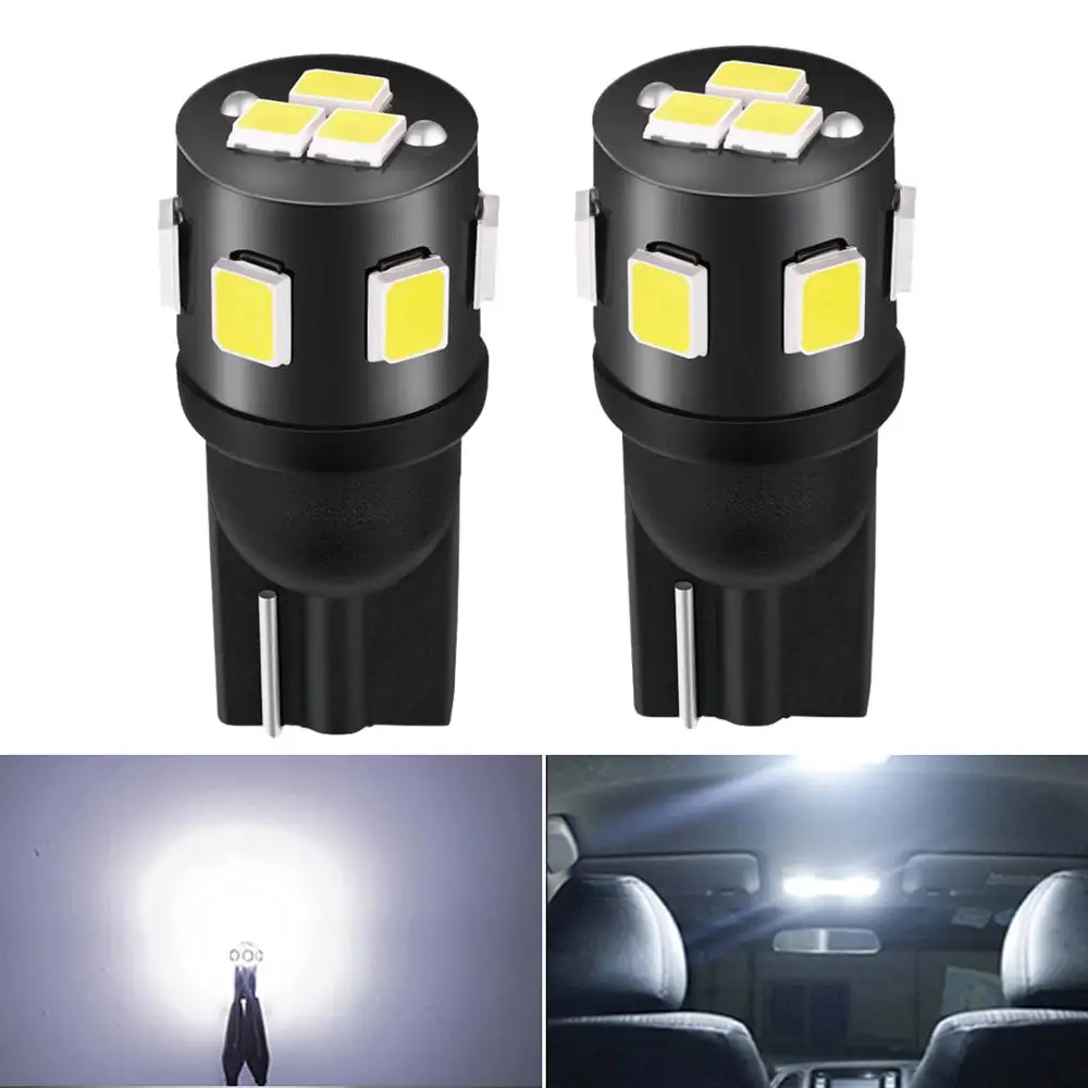 2x T10 W5W светодиодный ная лампа для Volkswagen VW Golf 4 5 6 7 Passat B5 B6 B7 Jetta MK6 Polo 6r Автомобильный