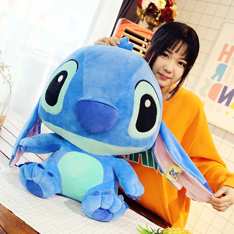 80CM 35CM Big Stitch Kawaii Stitch Plush Doll Toys Anime Lilo And Stitch Plush Toy Children Kid Birthday Gift Baby Appease Gift