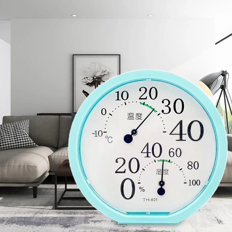 

Wall Hang Temperature Humidity Monitor Indoor Outdoor Thermometer Hygrometer No Battery Required Hanging & Stand
