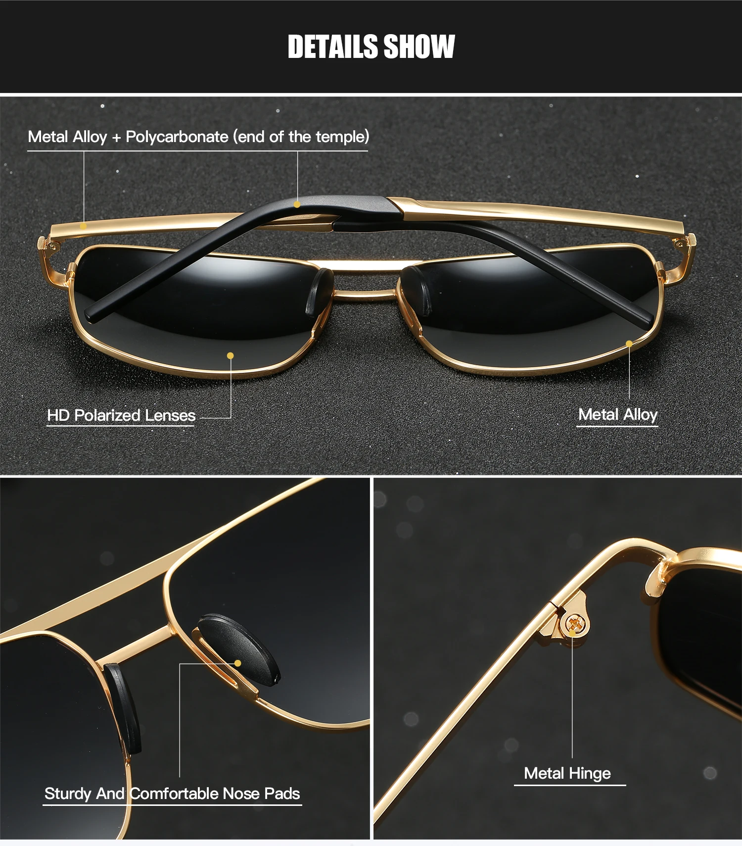 RoyalHot мужские женские поляризационные солнцезащитные очки Овальные Rectang уютная