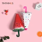 Маленькая подарочная упаковочная коробка 20 шт., креативный мультяшный зонтик в форме сладкого для печенья, закусок, Подарочная коробка для конфет, Свадебная коробка в горошек, арбуз