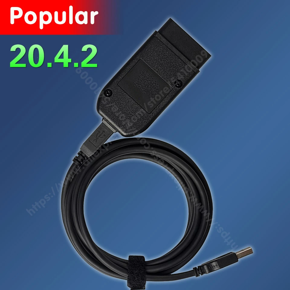 OBD COM 20 4 VAGCOM 20.4.1 HEX V2 USB интерфейс для VW AUDI Skoda Seat VAG многоязычный ATMEGA162 + 16V8 FT232RQ |