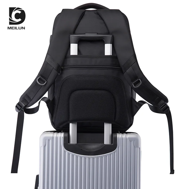 Dc·MeiLun,, Мужская Противоугонная сумка, рюкзак для ноутбука, usb зарядка, водонепроницаемый мужской бизнес рюкзак для путешествий, школьные рюкзаки для мальчиков